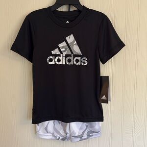 White Camo Adidas Set NWT